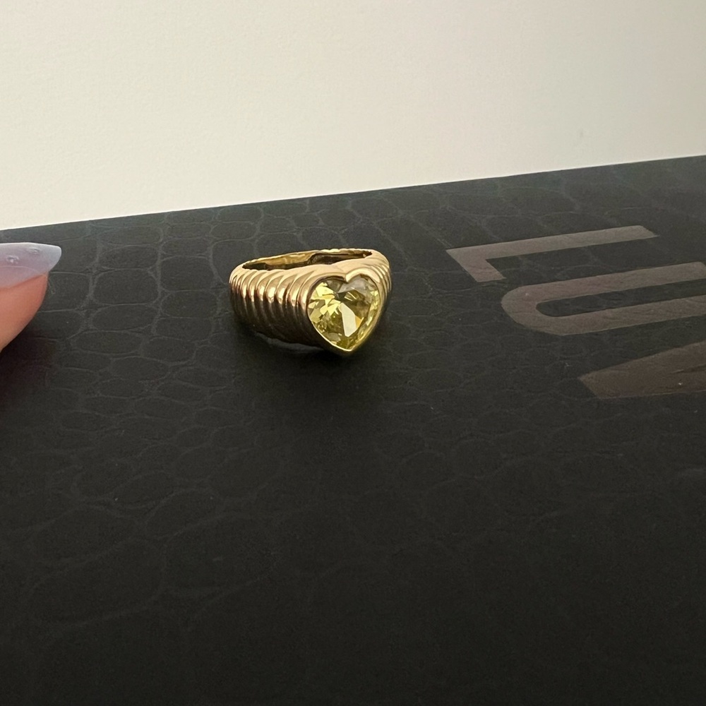 Luv AJ Yellow Bff ring